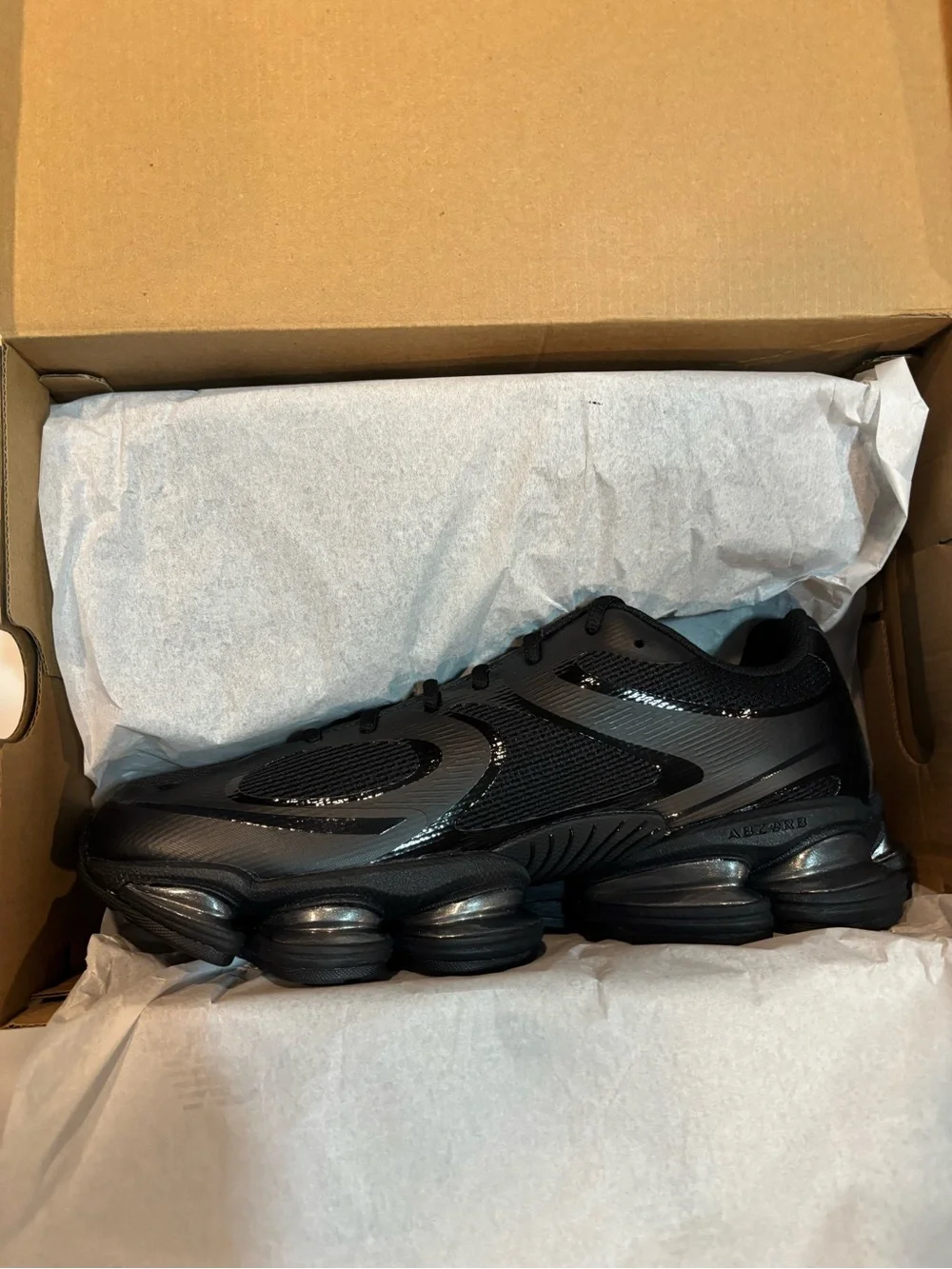 Sizes Vary - New Balance ABZORB 2000 Triple Black Sneakers - U2000ETB
